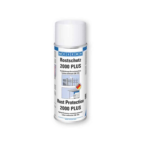 Rust Protection 2000 PLUS, spray 400 ml WEICON Fluid, antracytowy zabezpieczający przed korozją i warunkami zewnętrznymi